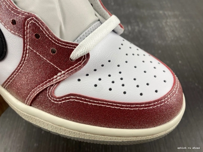Rep 1 ROOM BLACK' X OG LOW JORDAN AIR FN0432-017 TROPHY 'RED 0711